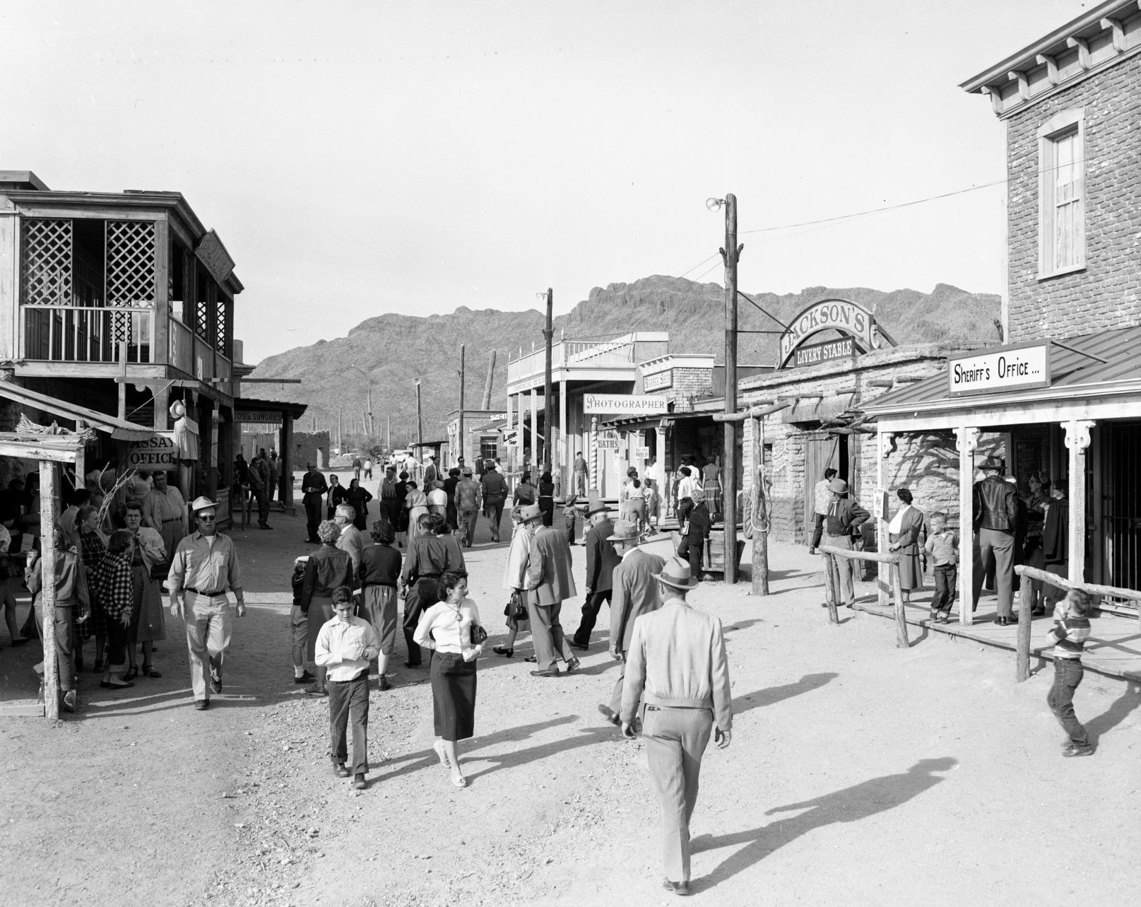 Old Tucson Fiesta in 1955